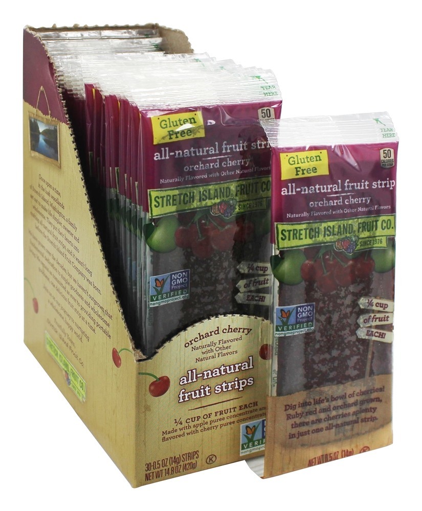 Cereja de pomar de frutas naturais - 0.5 oz. Stretch Island Fruit