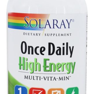 Uma vez por dia alta energia multi-vita-min - Cápsulas 180 Solaray