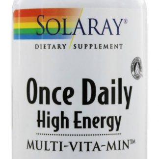 Uma vez por dia alta energia multi-vita-min - Cápsulas 60 Solaray