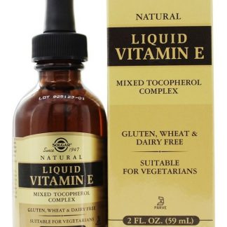 Vitamina E Líquida Mistura Complexa de Tocoferol com Óleo de Germe de Trigo - 2 fl. oz. Solgar