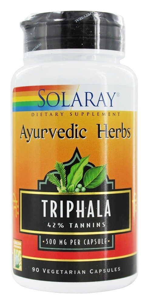 Ervas ayurvédicas Triphala 500 mg. - Cápsulas 90 Solaray