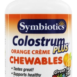 Colostro Plus Mastigável Laranja Creme - 120 comprimidos mastigáveis Symbiotics