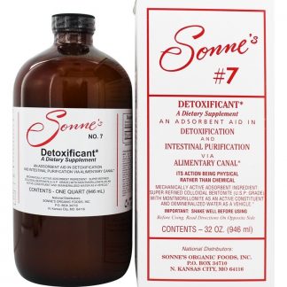 Argila de Bentonita Hidratada Líquida Desintoxicante # 7 - 32 oz. Sonne's