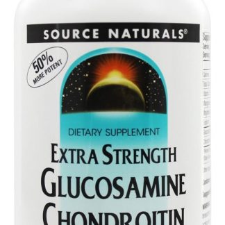 Glucosamina & Condroitina de Potência Extra - 120 Tablets Source Naturals