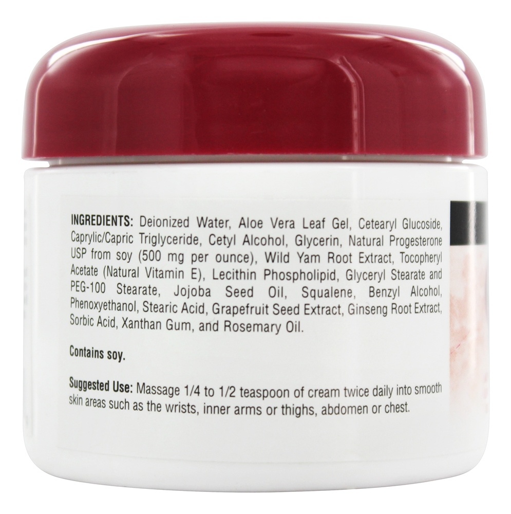 Creme Natural De Progesterona - 2 oz. Source Naturals - Imagem 3