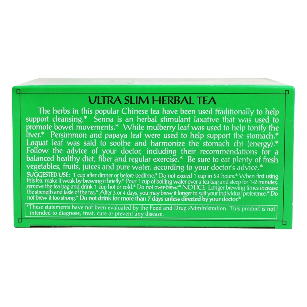 Chá Ultra Slim - 20 Saquinhos de Chá Triple Leaf Tea - Imagem 3