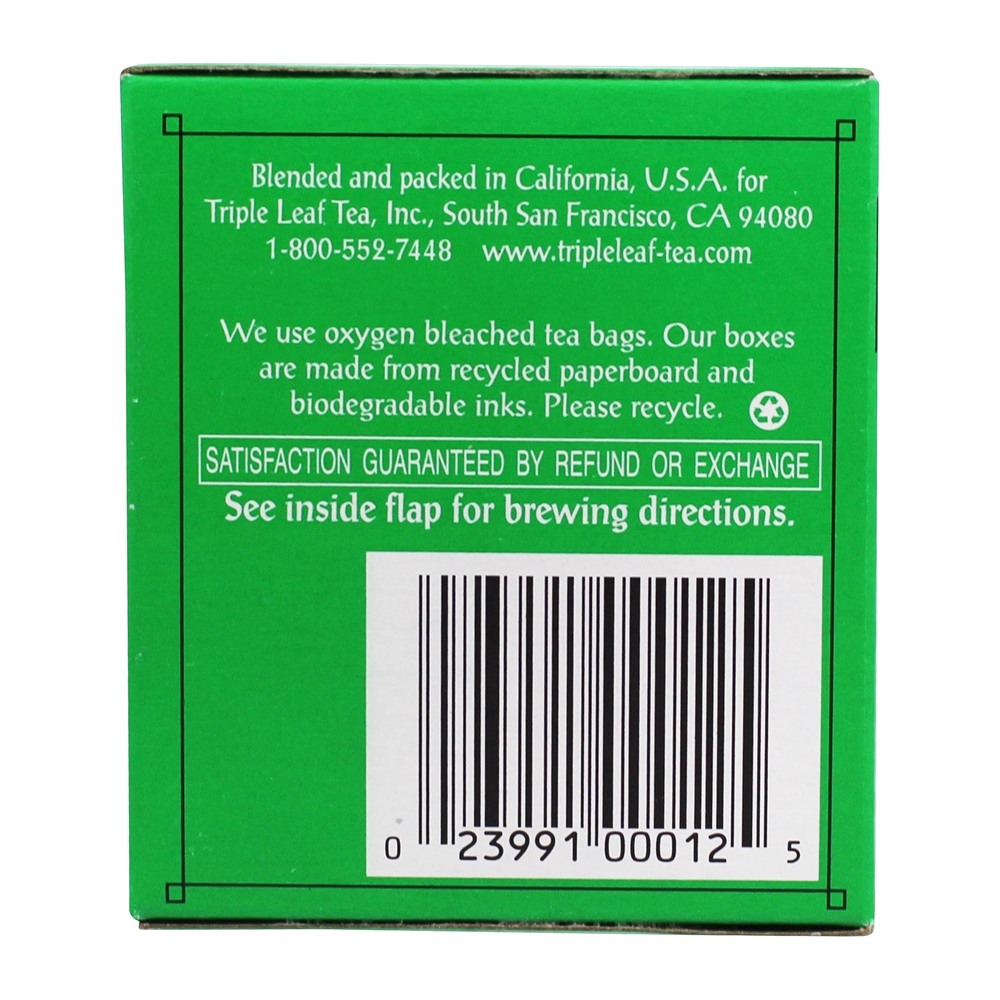 Chá Ultra Slim - 20 Saquinhos de Chá Triple Leaf Tea - Imagem 5