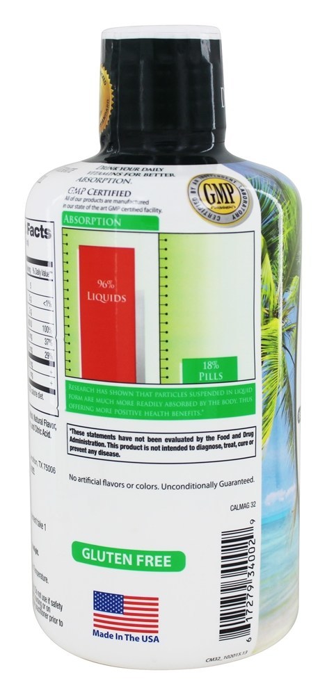 Magnésio Premium Cálcio - 32 oz. Tropical Oasis - Imagem 3