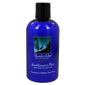 Maintenance Plus com 100 % Pure Emu Oil - 8 fl. oz. Thunder Ridge Emu Products