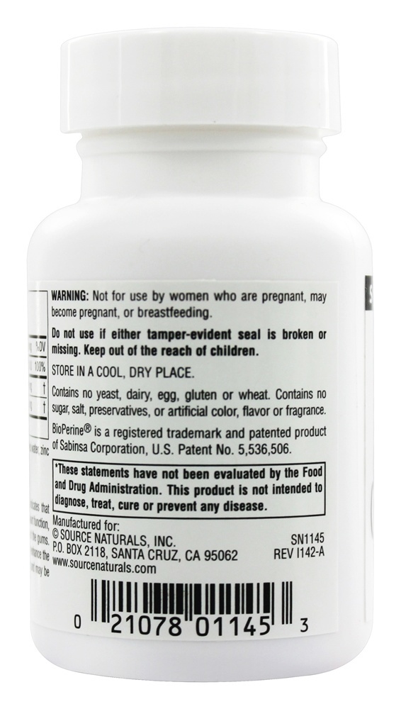 Coenzima Q10 com Bioperine 100 mg. - 60 Softgels Source Naturals - Imagem 3