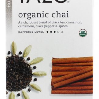 Chá Preto Chai Orgânico - 20 Saquinhos de Chá Tazo