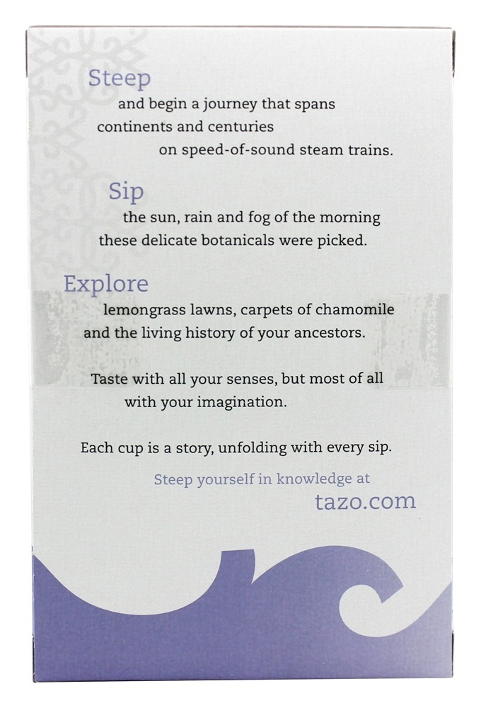 Chá Preto Earl Grey - 20 Saquinhos de Chá Tazo - Imagem 3