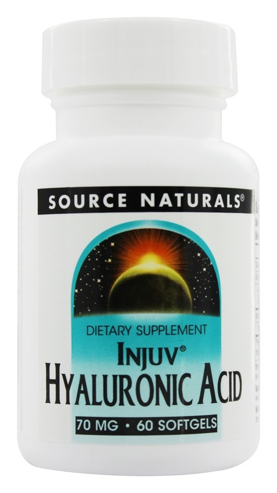 Ácido Hialurônico Injuv 70 mg. - 60 Softgels Source Naturals