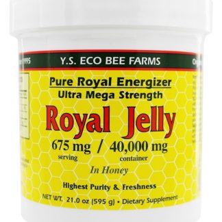 Pure Royal Energizer: Geleia Real em Mel 675 mg. - 21 oz. YS Organic Bee Farms