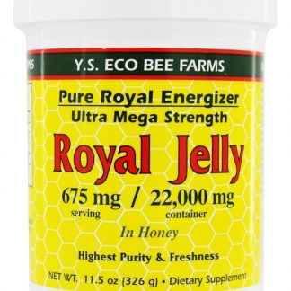 Real Geléia Em Mel Pure Roal Energizer Extremista Mega Força 22000 mg. - 11.5 oz. YS Organic Bee Farms