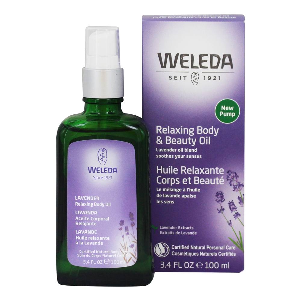 Óleo Corporal de Relaxamento e Beleza Extratos de Lavanda - 3.4 fl. oz. Weleda