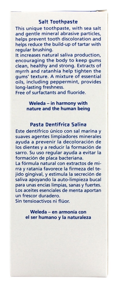 Pasta de dente salgada - 2.5 oz. Weleda - Imagem 3
