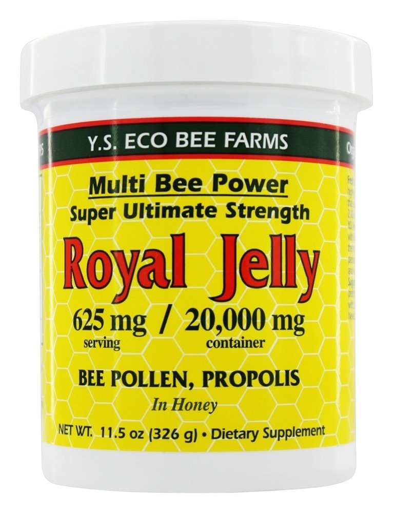 Geleia Real de Abelha Múltipla 625 mg. - 11.5 oz. YS Organic Bee Farms