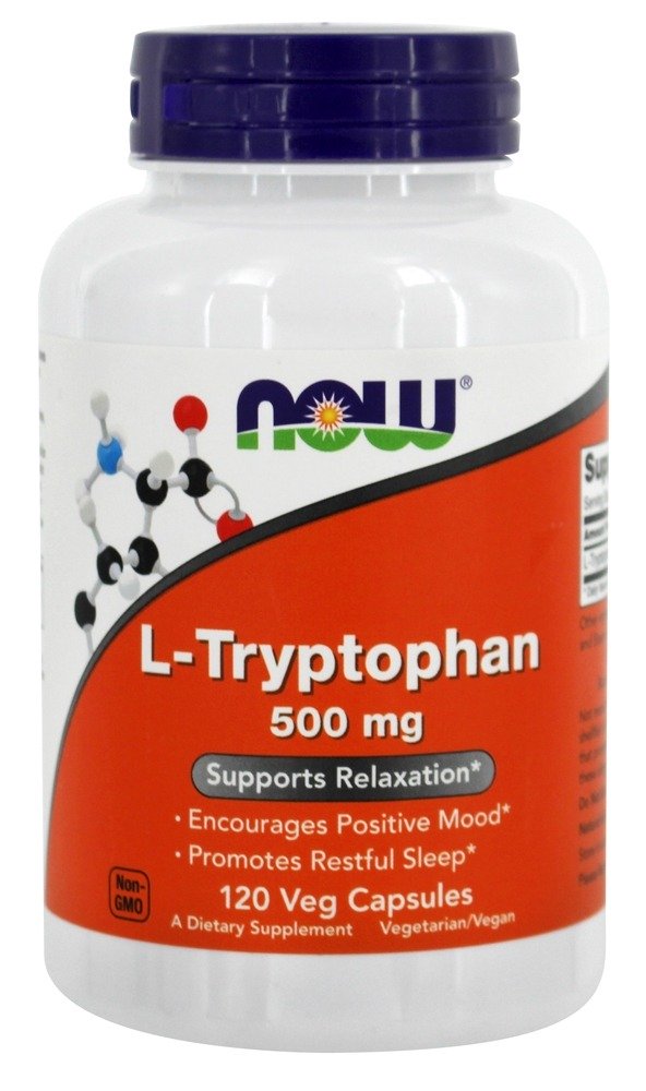 L-Triptofano 500 mg. - Cápsulas vegetarianas 120 NOW Foods
