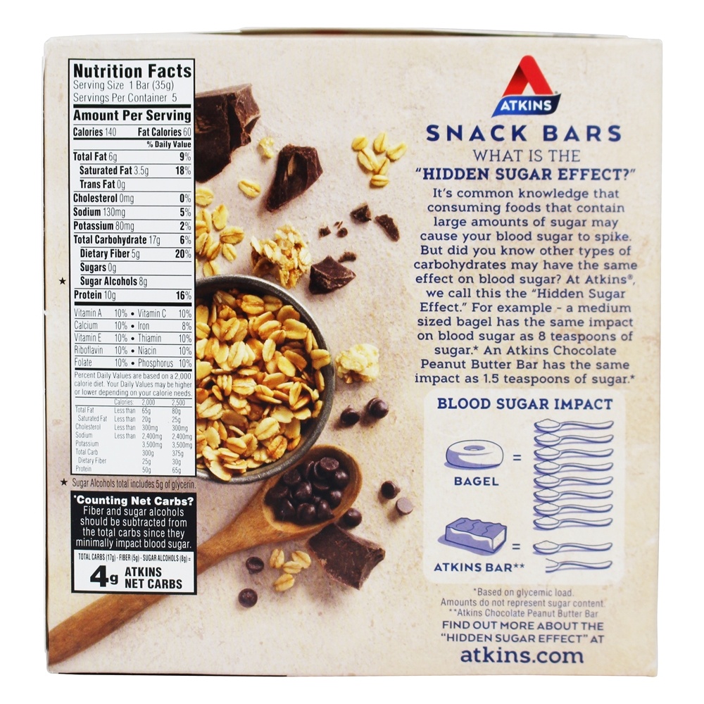 Salgadinhos Crisp de Chocolate com Caixa de Atkins - Imagem 3