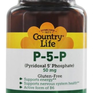 P-5-P Piridoxal 5 Fosfato 50 mg. - 100 Tablets Country Life