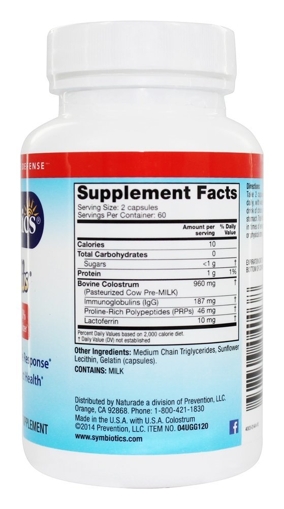 Colostro Plus - Cápsulas 120 Symbiotics - Imagem 2