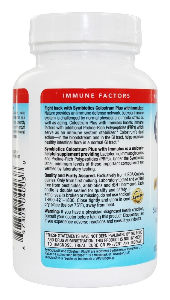 Colostro Plus - Cápsulas 120 Symbiotics - Imagem 3