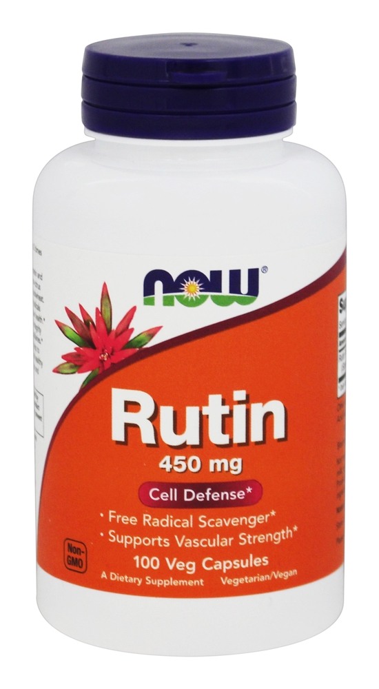 Proteção Antioxidante de Rutina 450 mg. - 100 Cápsula (s) vegetal (s) NOW Foods