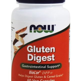 Suporte Gastro-Intestinal do Gluten Digest - 60 Cápsula (s) vegetal (s) NOW Foods
