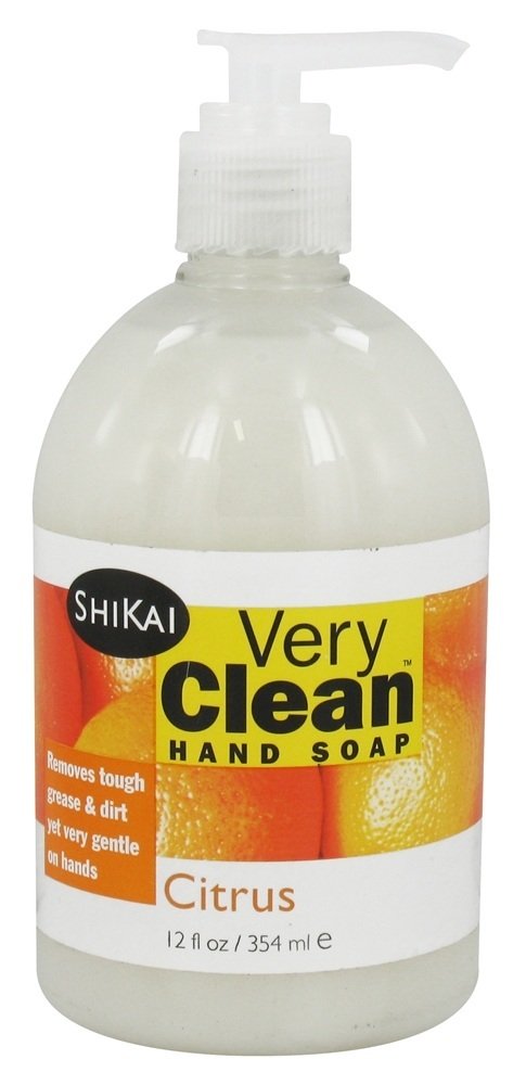 Sabonete Líquido para Mãos Muito Limpo Citrus - 12 fl. oz. Shikai