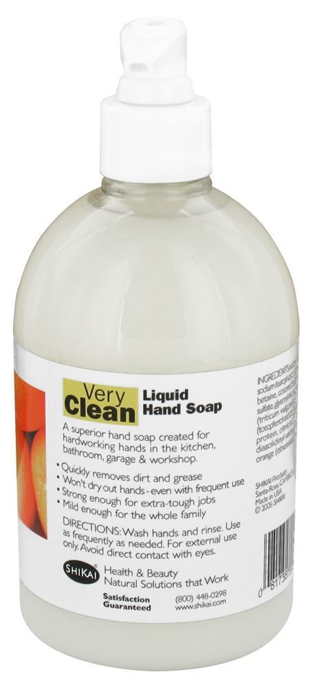 Sabonete Líquido para Mãos Muito Limpo Citrus - 12 fl. oz. Shikai - Imagem 3