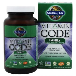 Família de Código de Vitamina Multi Fórmula - Cápsulas vegetarianas 120 Garden of Life