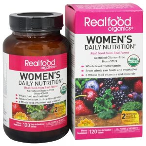 Real Comida Orgânicos Mulheres Diário Nutrição - 120 Tablets Country Life