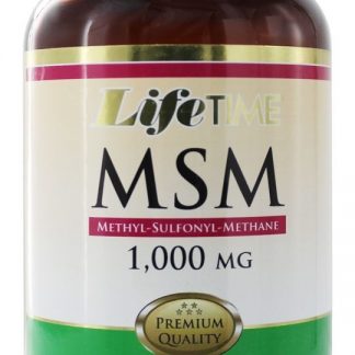 100 % Pure MSM 1000 mg. - Cápsulas 180 LifeTime Vitamins