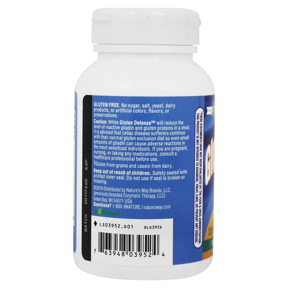A defesa do glúten visou enzimas digestivas com DPP IV - Cápsulas Vegan 120 Nature's Way - Imagem 3