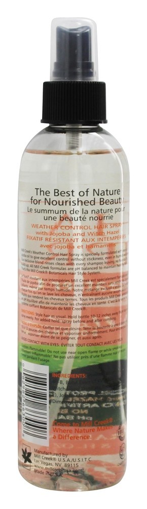 Controle do tempo do pulverizador do cabelo - 8 fl. oz. Mill Creek Botanicals - Imagem 2