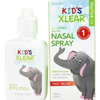 Spray Nasal Salino Infantil com Xilitol - 0.75 fl. oz. Xlear