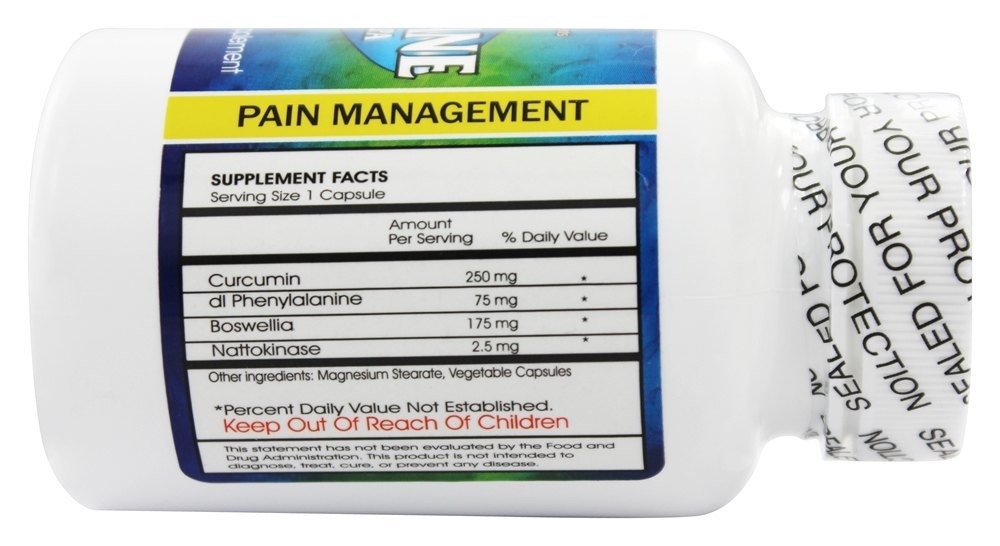 Fenecane Curcumin & DLPA - Cápsulas vegetarianas 60 OxyLife Products - Imagem 2