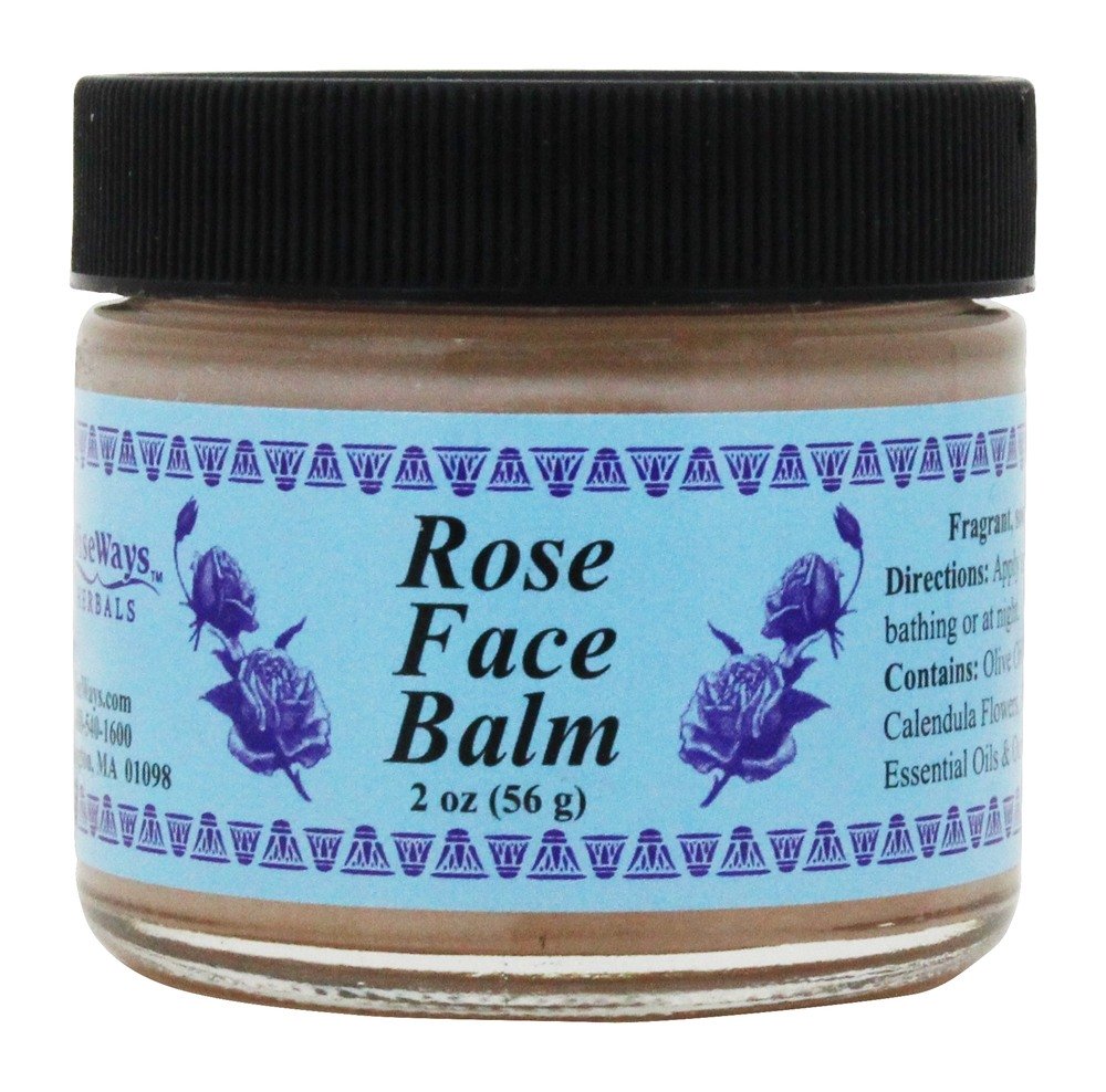 Bálsamo de rosto rosa - 2 oz. Wise Ways
