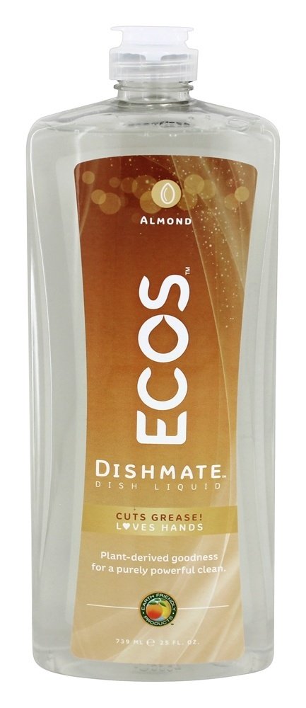 ECO Dishmate Prato Líquido Amêndoa - 25 fl. oz. Earth Friendly