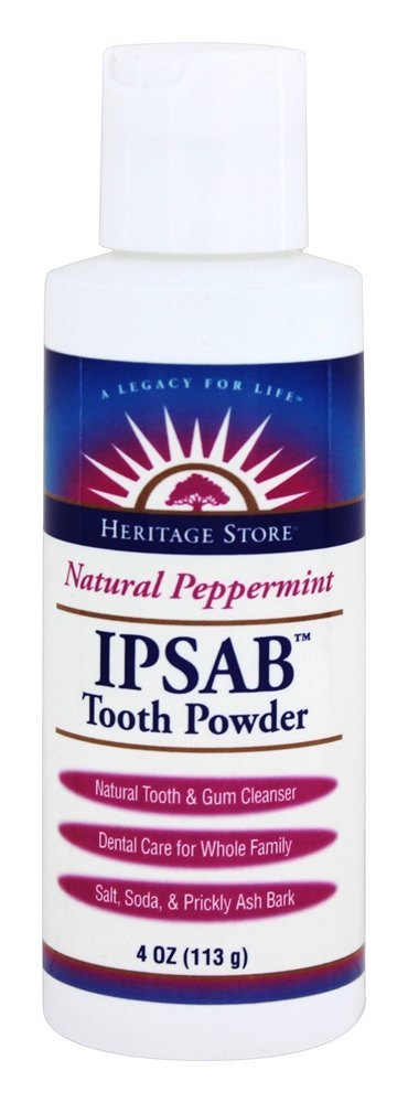IPSAB Dente Pó Original Hortelã-pimenta Sabor - 4 oz. Heritage