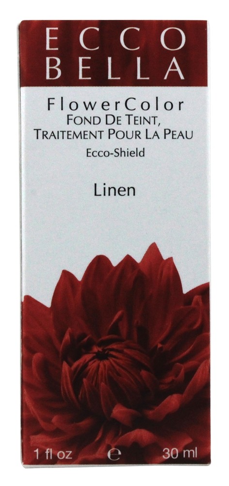 Flowercolor Natural Líquido Fundação Linho 15 SPF - 1 oz. Ecco Bella - Imagem 3