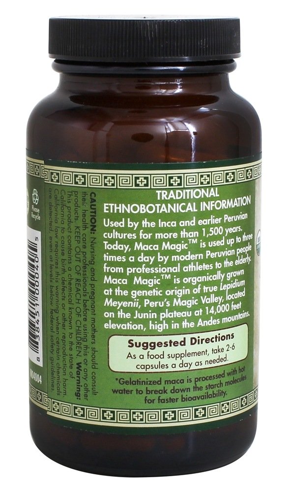 Maca Magic 600 mg. - Cápsulas 200 Maca Magic - Imagem 3