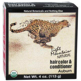 Cor do cabelo e condicionador Kit Auburn - 4 oz. Light Mountain Natural