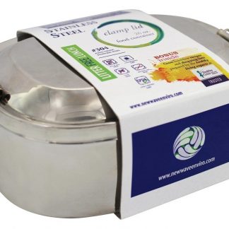 Recipiente para almoço em aço inoxidável para almoço sem lixo New Wave Enviro Products