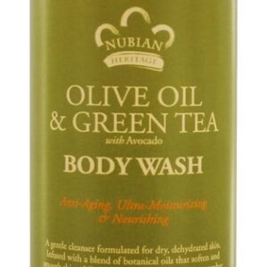 Corpo Lavar Oliva & Verde Chá Oliva & Verde Chá - 13 fl. oz. Nubian Heritage