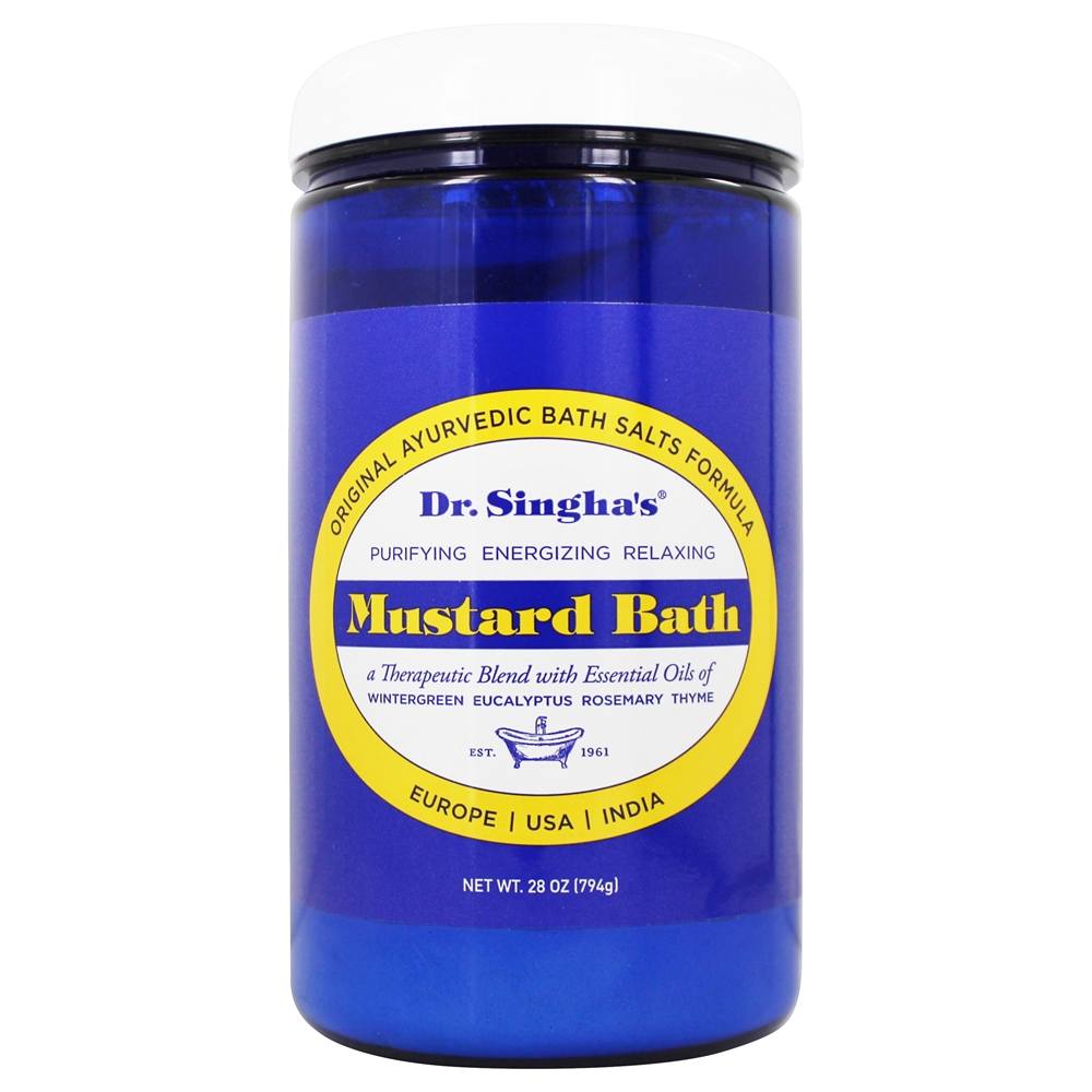Banho de mostarda - 28 oz. Dr. Singha's Natural Therapeutics