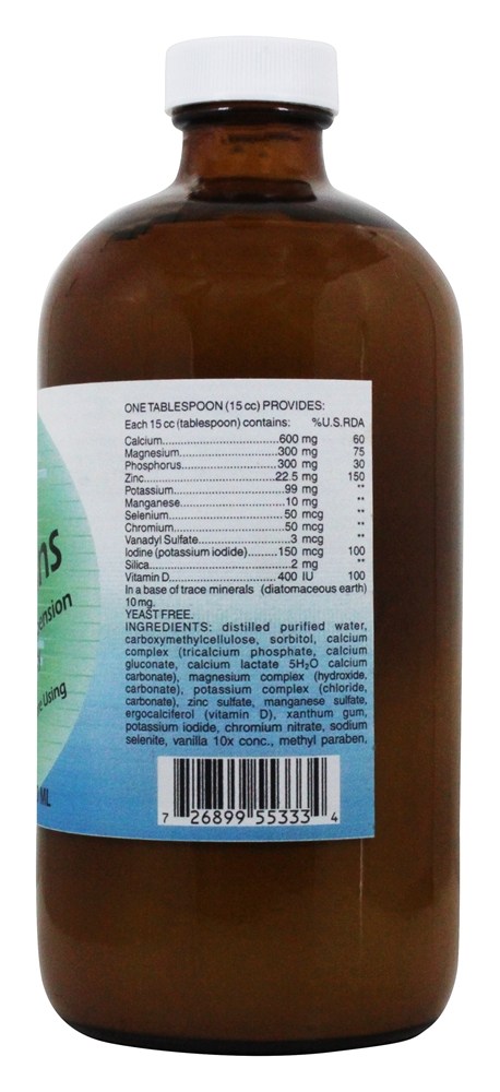 Múltiplas Liqui Min Líquido Mineral Suspensão - 16 fl. oz. World Organic - Imagem 2