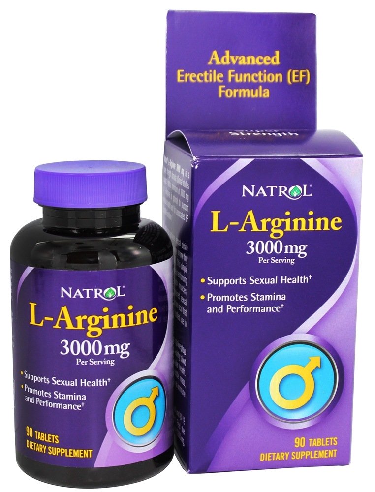 L-Arginina 3000 mg. - 90 Tablets Natrol