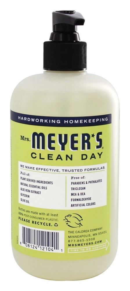 Dia Limpo Sabonete Líquido Mão Limão Verbena - 12.5 fl. oz. Mrs. Meyer's - Imagem 2